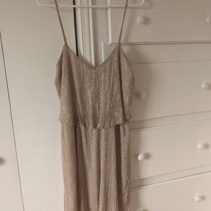 Guess gold sparkle dress
